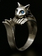 ダークソウル × TORCH TORCH/ リングコレクション: 銀猫の指輪 メンズモデル/17号