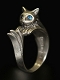 ダークソウル × TORCH TORCH/ リングコレクション: 銀猫の指輪 レディースモデル/9号