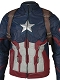 【入荷中止】シビル・ウォー キャプテン・アメリカ/ キャプテン・アメリカ コスチューム ジャケット サイズS