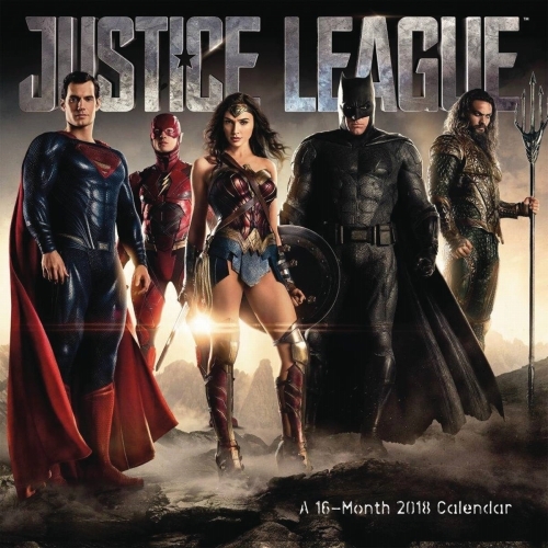 JUSTICE LEAGUE MOVIE 2018 WALL CAL/ APR172338