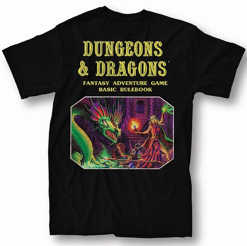 DUNGEONS & DRAGONS BASIC RULE BOOK BLK T/S SM/ APR172502