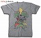 POWER RANGERS GROUP PUFF INK GREY HEATHER T/S LG/ APR172555