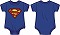 DC SUPERMAN LOGO INFANT BLUE SNAP BODYSUIT 6M/ APR173133