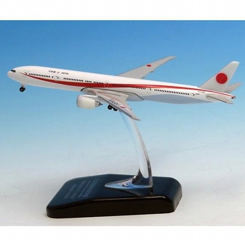 777-300ER N509BJ 次期政府専用機 Simple detailed プラスチックスタンド付 1/1000 ダイキャストモデル JG10043