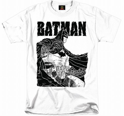 BATMAN LINEY BAT PX WHITE T/S MED/ MAY172223