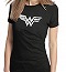 WONDER WOMAN BRUSHED SYMBOL WOMENS T/S MED/ MAY172243