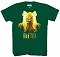 MARVEL FISTS A FLAME FOREST GREEN T/S LG/ MAY172312