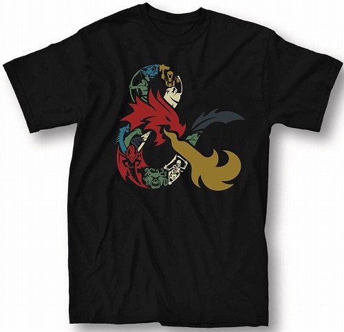 D&D STYLISTIC AMPERSAND BLACK T/S SM/ MAY172350