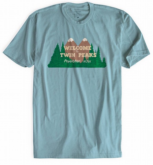 TWIN PEAKS WELCOME TO TWIN PEAKS LIGHT BLUE T/S SM/ MAY172447