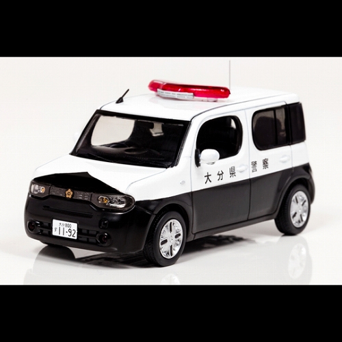 日産 キューブ Z12 2012 大分県警察所轄署小型警ら車両 1/43 H7431204 - イメージ画像
