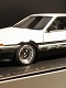 Toyota Sprinter Trueno AE86 3Door GT Apex White/Black 1/43 IG1191