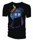 DOCTOR WHO 10TH DOCTOR ON TARDIS BLACK T/S MED/ AUG172629