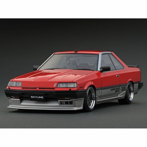 Nissan Skyline 2000 RS-X Turbo-C R30 Red Silver 1/18 IG0992