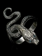 ダークソウル × TORCH TORCH/ リングコレクション: 貪欲な銀の蛇の指輪 レディースモデル/7号