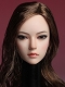 【再生産】アジアン フィメール ブラウンヘア ロングカール 1/6 ヘッド SDH002-C