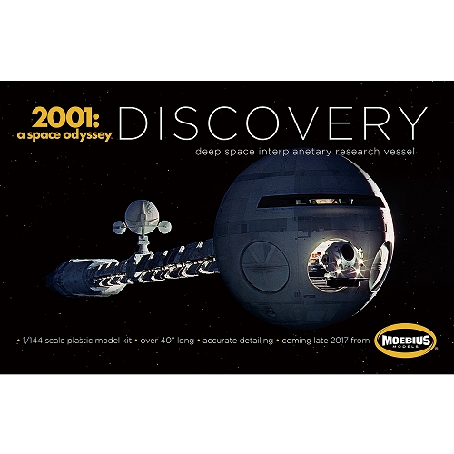 2001年宇宙の旅/ ディスカバリー号 1/144 プラモデルキット MOE2001-3