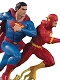 DCコミックス ギャラリーシリーズ/ スーパーマン vs フラッシュ レーシング スタチュー