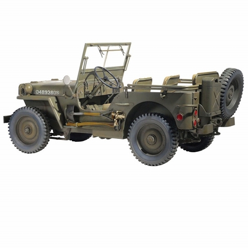 WW.II アメリカ 陸軍 1/4トン 4x4 小型汎用軍事車両 1/6 プラモデルキット DR75020R - イメージ画像