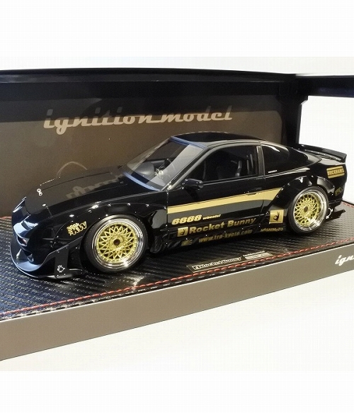 Rocket Bunny 180SX Black 1/18 IG1113/ ミニカー/ イグニッション