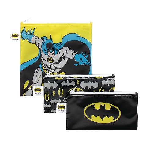 DC COMICS BATMAN 3PK REUSABLE SNACK BAG SET / SEP172883