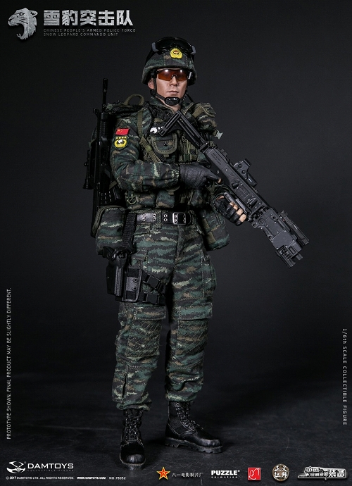 中国人民武装警察部隊 雪豹突撃隊 隊員 1/6 アクションフィギュア 78052