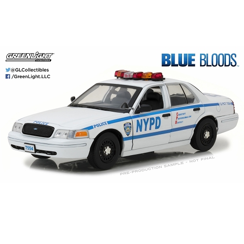 ブルーブラッド NYPD 家族の絆/ ジェイミー・レーガン 2001 フォード クラウンビクトリア インターセプター 1/18 13513