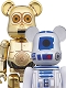 【再生産】ベアブリック/ スターウォーズ: C-3PO＆R2-D2 2PK