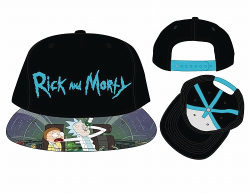 RICK AND MORTY SNAP BACK HAT W/ SUBLIMATED BILL / OCT172351