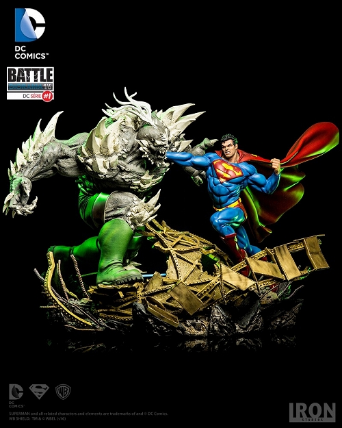 【送料無料】DCコミックス/ スーパーマン vs ドゥームズデイ 1/6 バトルジオラマ スタチュー