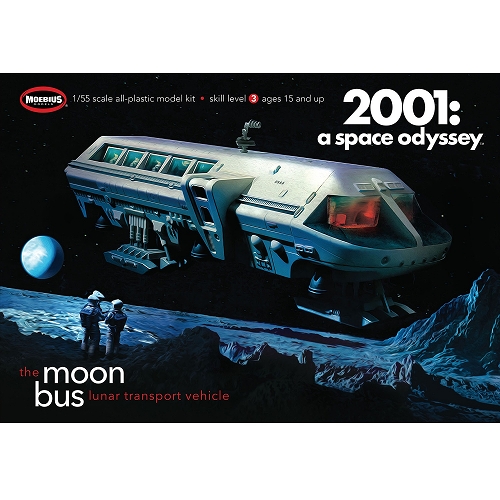 【再入荷】2001年宇宙の旅/ ザ・ムーンバス 1/55 プラモデルキット MOE2001-1R