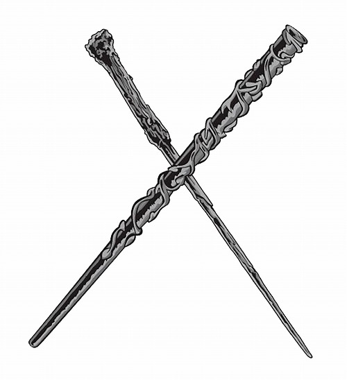 HP HERMIONE AND HARRY POTTER WAND HAIR STICKS / NOV173056