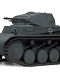WW.II ドイツ軍 軽戦車 II号戦車 B型 1/6 プラモデルキット DR75025