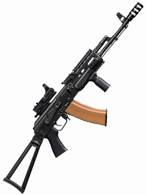 エリートファイヤーアームズ2/ スペツナズ アサルト ライフル AK74M ブラック 1/6 セット EF008