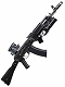 エリートファイヤーアームズ2/ VDV アサルト ライフル AK74M ブラック 1/6 セット EF010