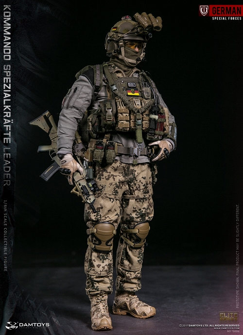 エリートシリーズ/ KSK ドイツ陸軍特殊作戦コマンド リーダー 1/6 アクションフィギュア 78054