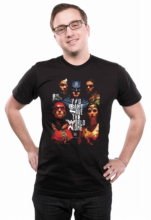 JUSTICE LEAGUE SAVE THE WORLD T/S XL / JAN182234