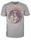 POP TEES CUPHEAD MUGMAN DEVIL SPORT GREY Tシャツ US ユース Lサイズ / FEB182484