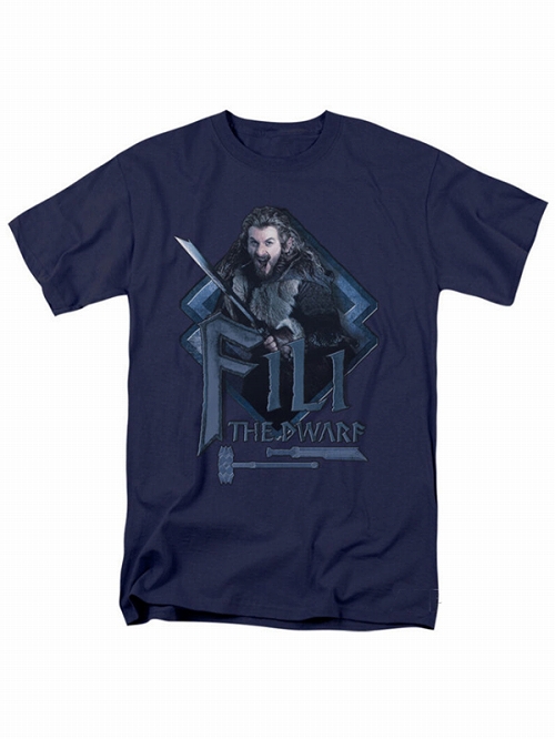 The Hobbit Fili the Dwarf t-shirt Navy SIZE S