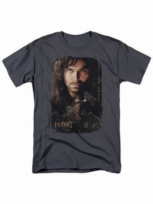 The Hobbit Kili the Dwarf Gray T-shirt SIZE L