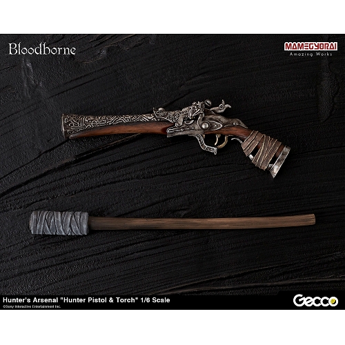 【再生産】Bloodborne/ ハンターズ・アーセナル: 獣狩りの短銃＆松明 1/6スケール ウェポン