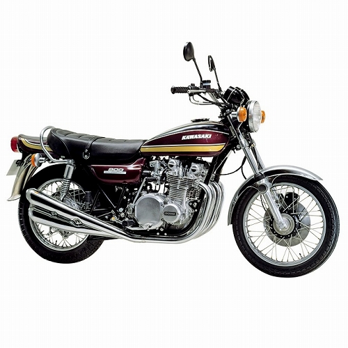 KAWASAKI 900 Super4 Z1 玉虫マルーン 1/12 完成品バイク