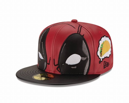 DEADPOOL THINKING ABOUT TACOS 5950 FITTED CAP 7 1/8 / MAR182406