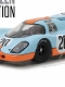 スティーブ・マックイーン コレクション/ 栄光のル・マン: ポルシェ 917K ガルフオイル with スティーブ・マックイーン 1/43 セット 86435
