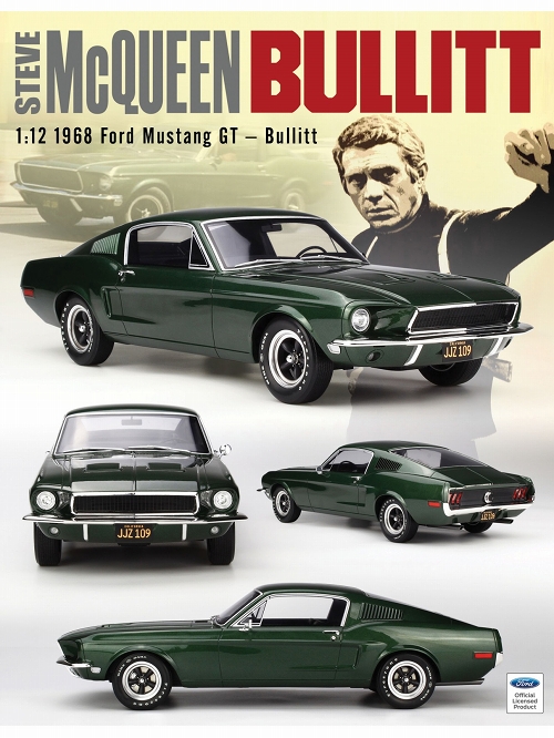 ブリット/ 1968 フォード マスタングGT 1/12 PN-US011/ 映画・海外 