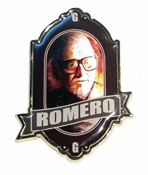 GEORGE ROMERO TRIBUTE ENAMEL PIN/ MAY181726