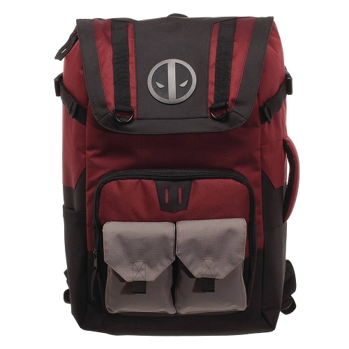 DEADPOOL LARGE CAPACITY LAPTOP BACKPACK W/ POUCHES/ JUN183119