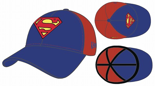 SUPERMAN PX BLUE & RED 2 TONE 3930 FLEX FIT CAP/ JUN183154