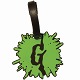 GOOSEBUMPS GREEN SPLAT G LUGGAGE TAG / JUL182960