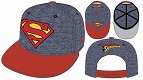 SUPERMAN HUGE LOGO 950 GRY/BLK HTHR SNAP BACK CAP / JUL183214