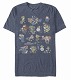 SUPER MARIO KART TWO TIMING HEATHER NAVY T/S SM / JUL183236